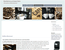 Tablet Screenshot of kaffeevollautomat-info.de